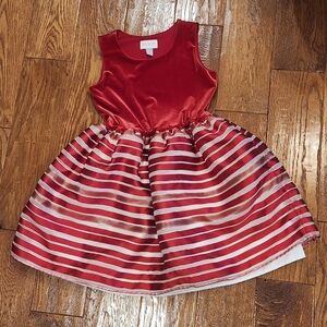 Girls Candycane Dress - 7-8